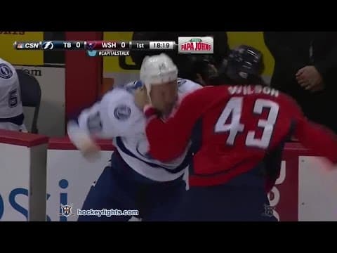 B. Morrow (TBL) vs. T. Wilson (WSH)