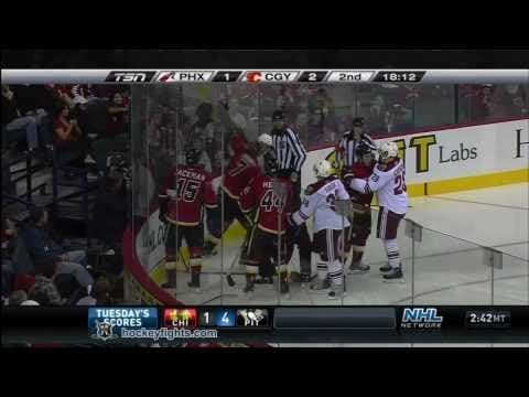 T. Pyatt (ARI) vs. A. Pardy (CGY)