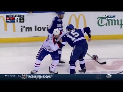B. Prust (MTL) vs. M. Angelidis (TBL)