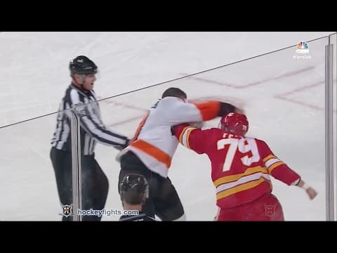 P. Bellemare (PHI) vs. M. Ferland (CGY)
