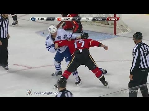 Z. Sill (TOR) vs. L. Bouma (CGY)