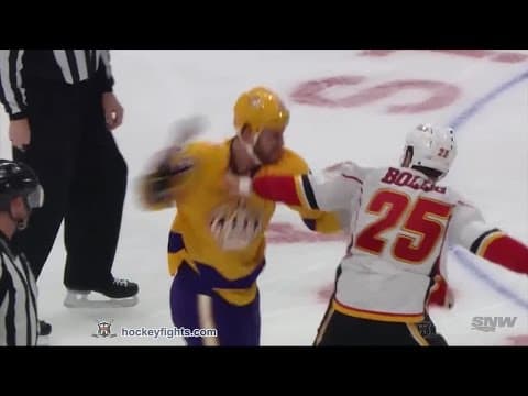 B. Bollig (CGY) vs. K. Clifford (LAK)
