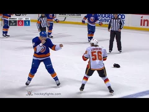 R. Lomberg (CGY) vs. R. Johnston (NYI)