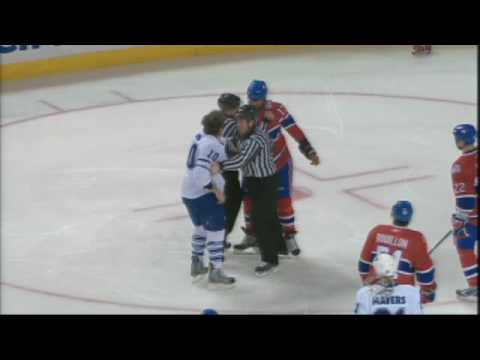 B. May (TOR) vs. G. Laraque (MTL)