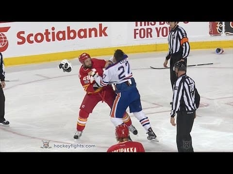 M. Lucic (EDM) vs. D. Engelland (CGY)