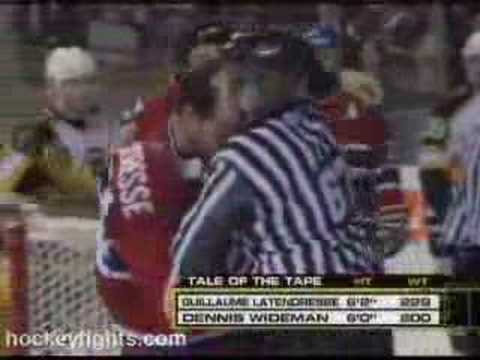 D. Wideman (BOS) vs. G. Latendresse (MTL)