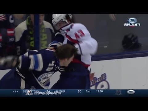 T. Wilson (WSH) vs. J. Boll (CBJ)
