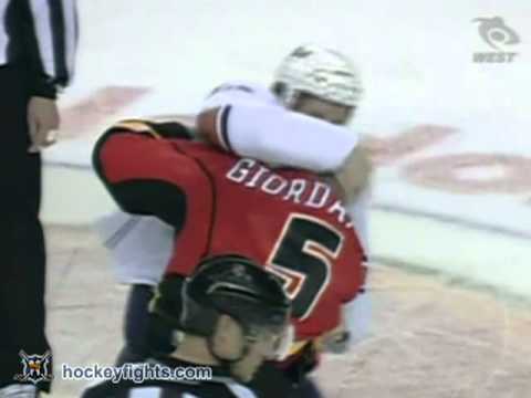 C. Fraser (EDM) vs. M. Giordano (CGY)