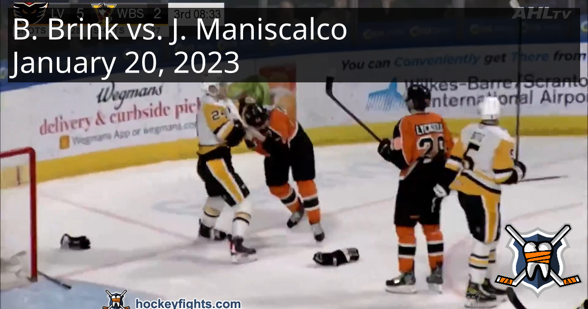 Bobby Brink Vs. Josh Maniscalco, January 20, 2023 - Lehigh Valley ...