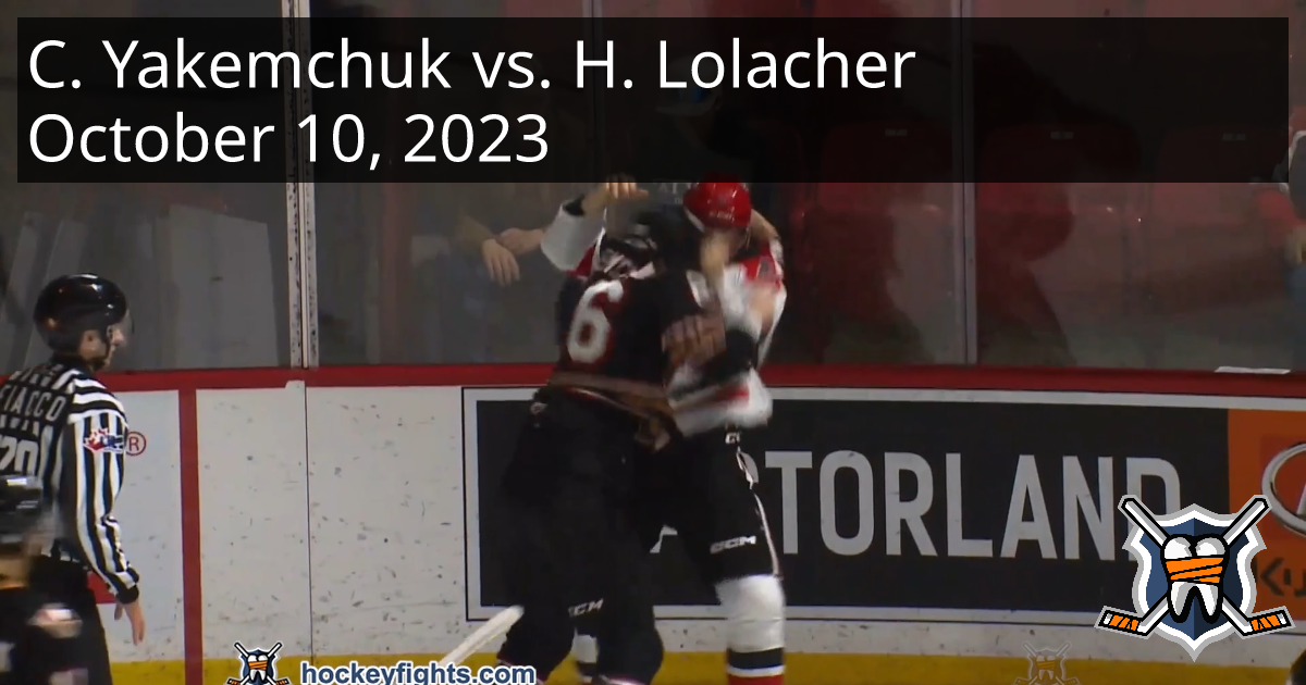 Carter Yakemchuk Vs. Harper Lolacher, October 10, 2023 - Calgary Hitmen ...