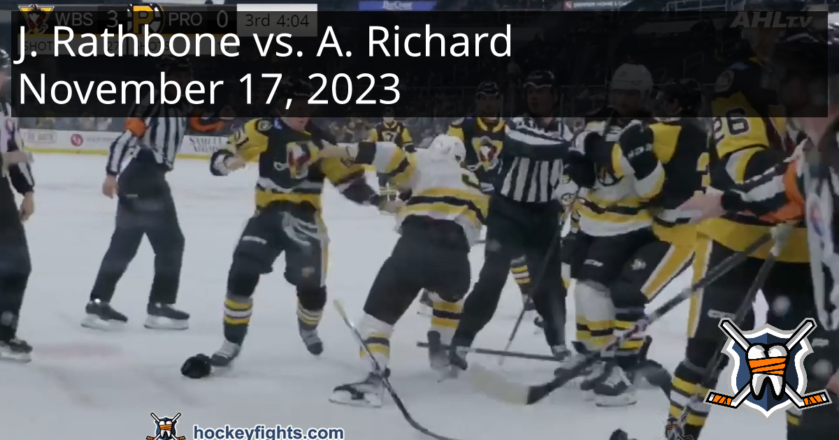 Jack Rathbone Vs. Anthony Richard, November 17, 2023 - Wilkes-barre 