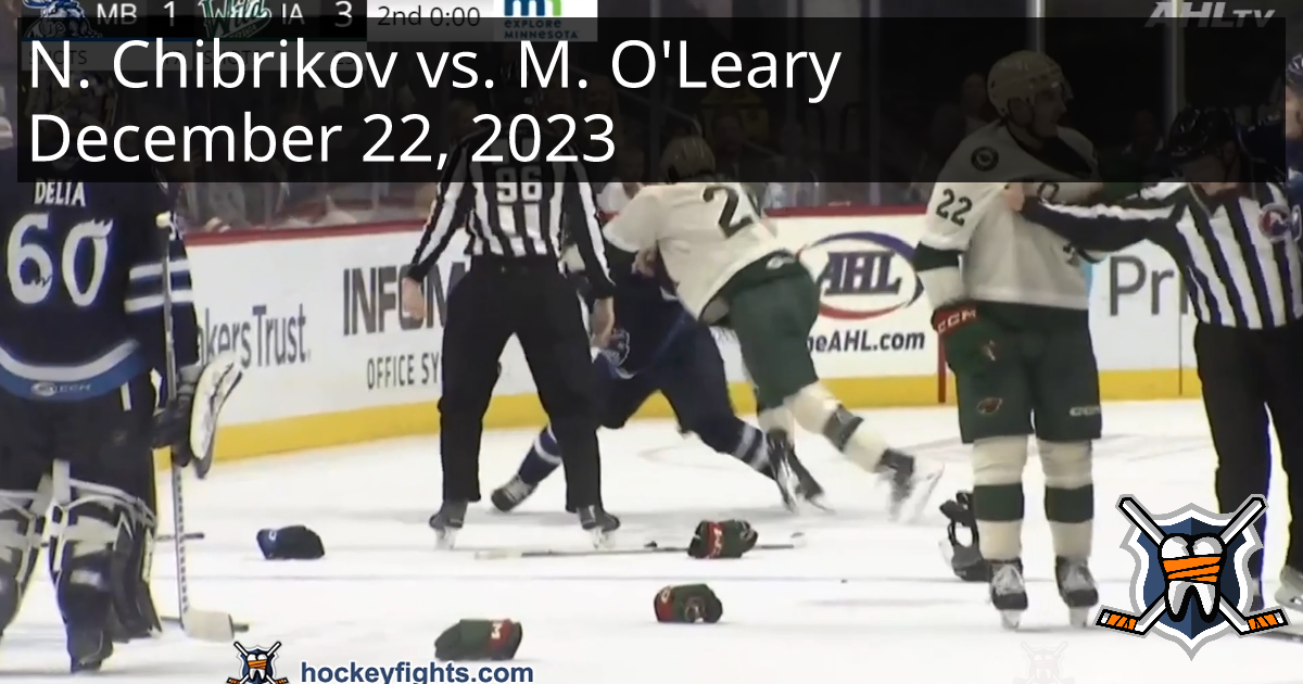 Nikita Chibrikov Vs. Michael O'Leary, December 22, 2023 - Manitoba ...